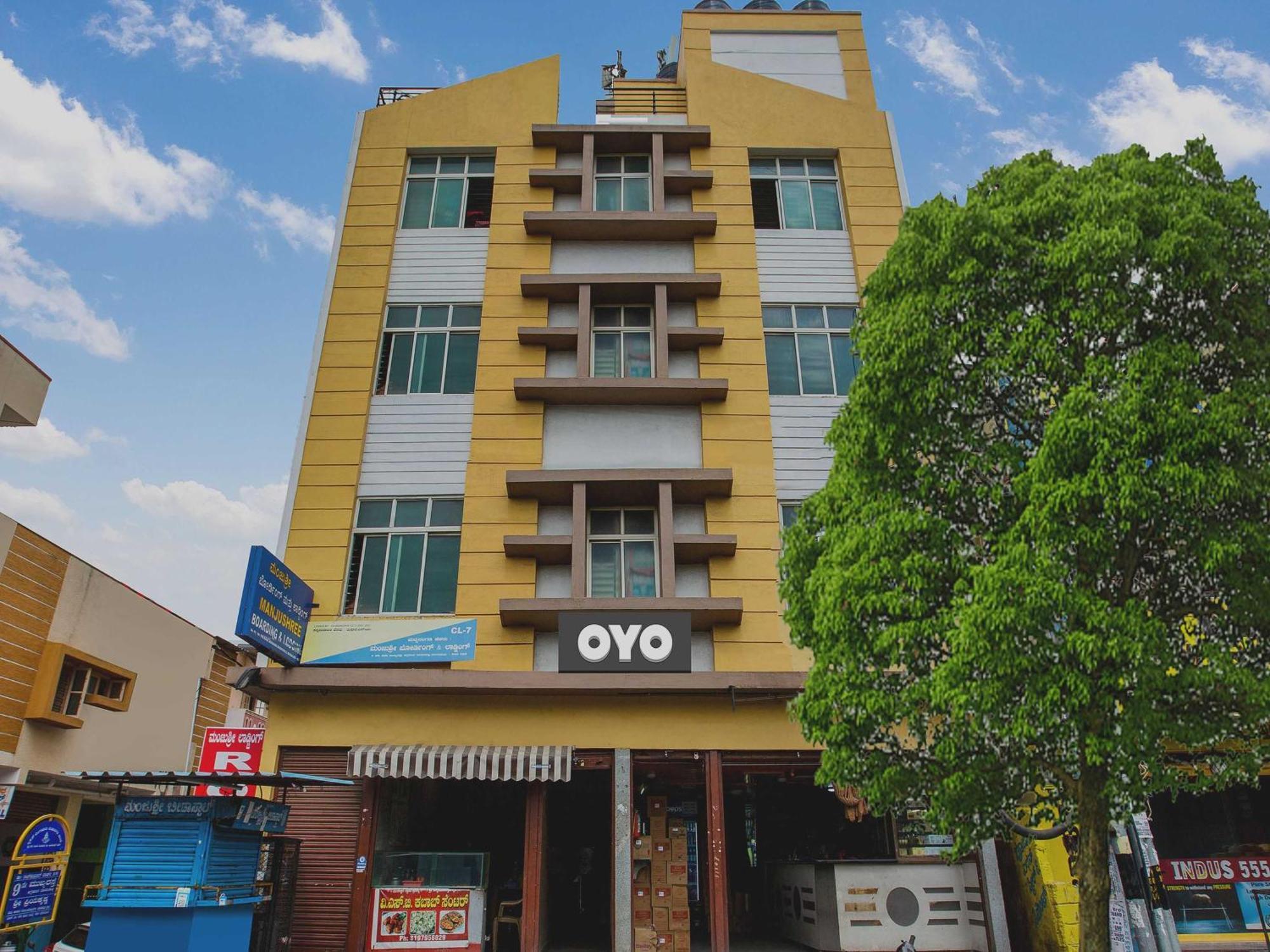 Hotel O Manjushree Boarding & Lodging Nearby Dr.Br Ambedkar Stadium Basveshwar Nagar Bangalore Exterior photo